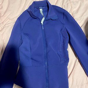 Purple cropped Lululemon zip up jacket